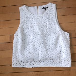 Women’s express cropped tank top